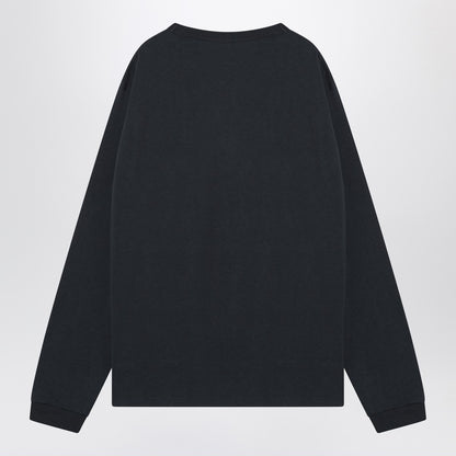 Champion Navy blue long-sleeved T-shirt