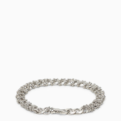 Emanuele Bicocchi Silver 925 intricate chain bracelet