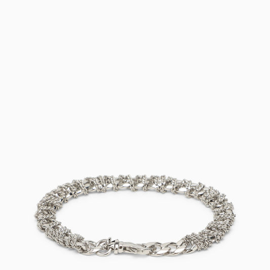 Emanuele Bicocchi Silver 925 intricate chain bracelet