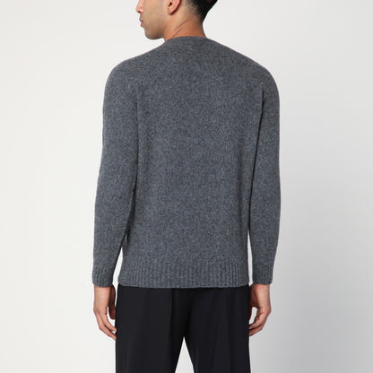 Drumohr Grey lambswool sweater