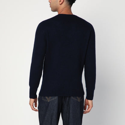 Drumohr Navy blue lambswool sweater