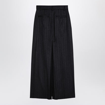 DEPARTMENT 5 Grey pinstripe wool-blend skirt