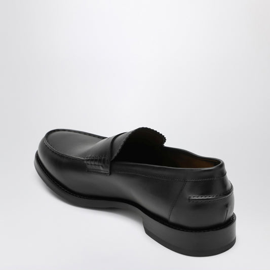 Doucal''s Loafers in Black Leather