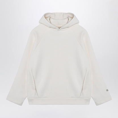 Douuod Ivory cotton blend hoodie