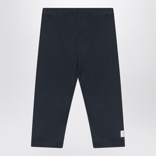 Douuod Black shiny nylon-blend leggings