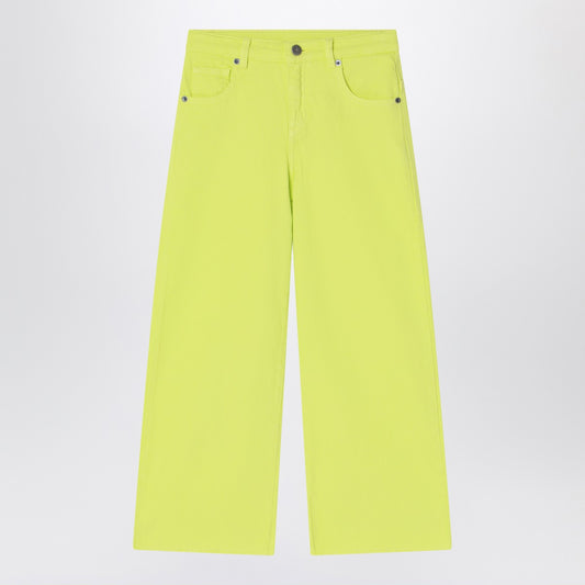 Douuod Lime yellow cotton pants