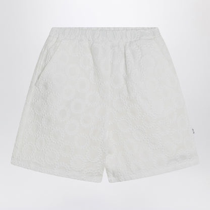 Douuod White cotton shorts