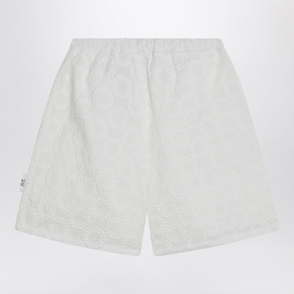 Douuod White cotton shorts