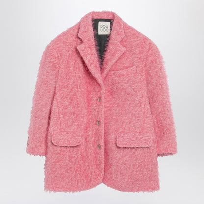 Douuod Olona pink wool-blend jacket