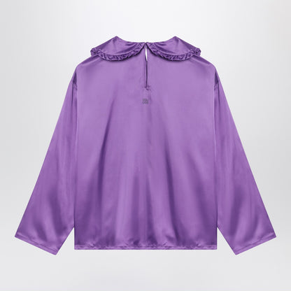 Douuod Purple satin blouse