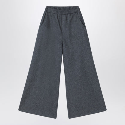 Douuod Gray wool-blend trousers