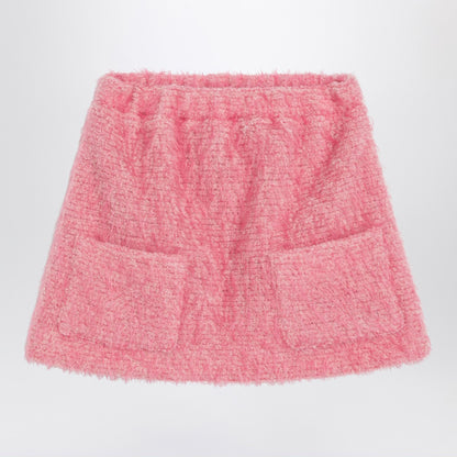 Douuod Pink wool-blend Senna skirt