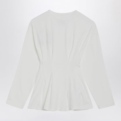 Douuod James sweater in ivory cotton