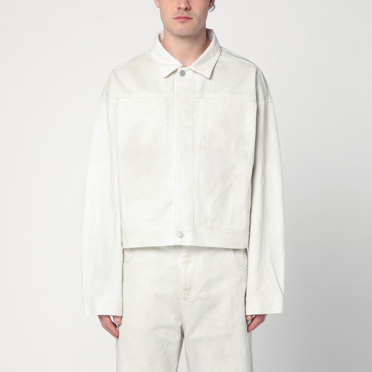 Entire Studios Ivory denim jacket