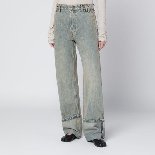 Entire Studios Wide-leg jeans with washed effect