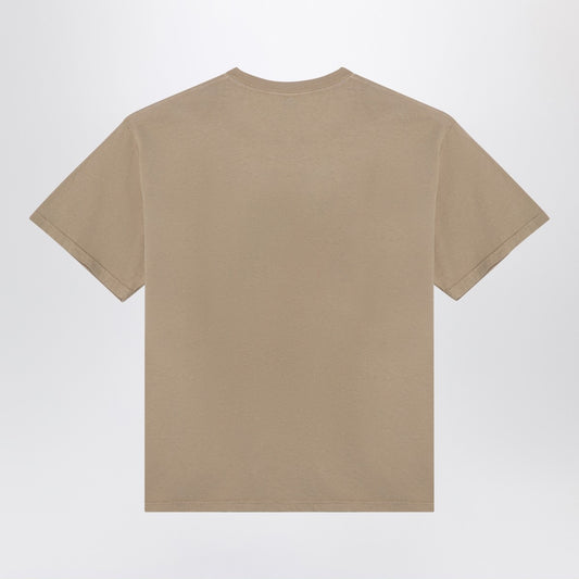 Brain Dead Beige cotton T-shirt with print