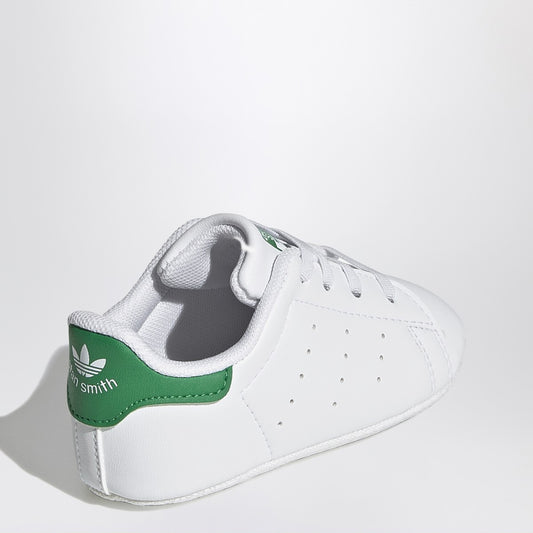 adidas Originals White/green Stan Smith Crib sneakers
