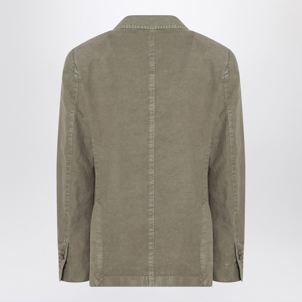 Santaniello Double-breasted sage green jacket