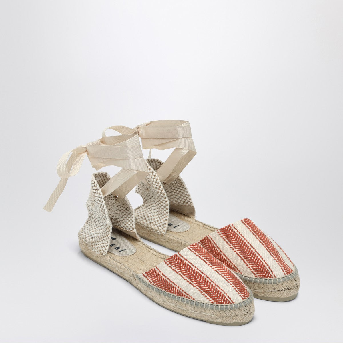 Manebí Low espadrilles ivory/terracotta