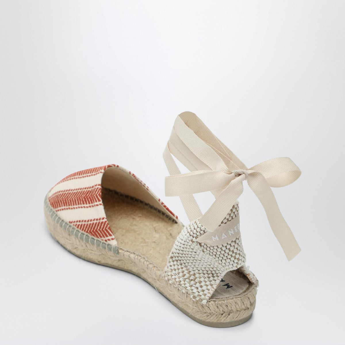 Manebí Low espadrilles ivory/terracotta