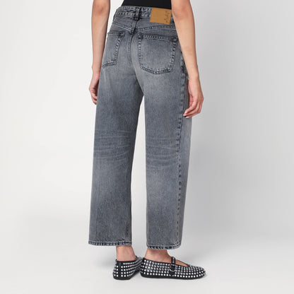 HAIKURE Grey washed effect jeans