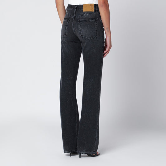 جينز HAIKURE أسود بتأثير غسيل النجوم