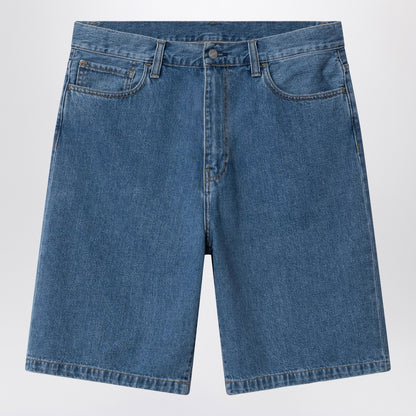 Carhartt WIP Landon blue denim shorts