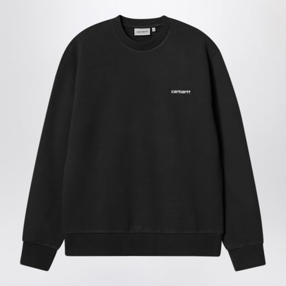 Carhartt WIP Script Embroidery Black Sweatshirt