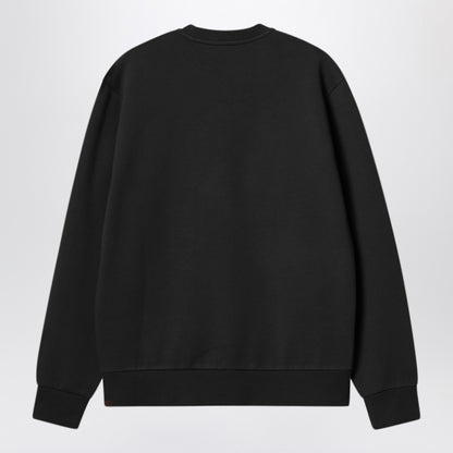 Carhartt WIP Script Embroidery Black Sweatshirt