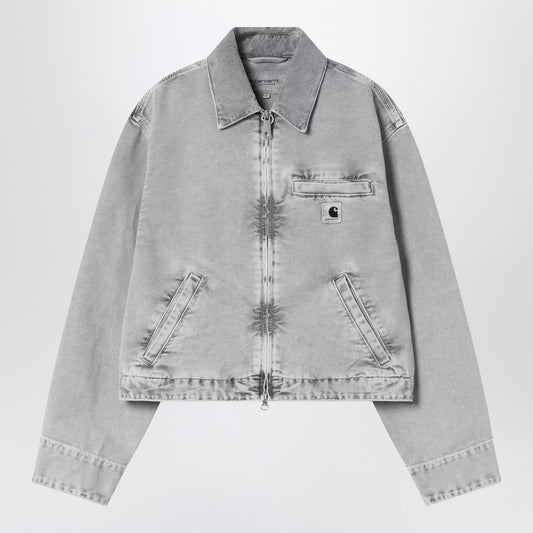 Carhartt WIP W Emery Black/Chalk wash jacket