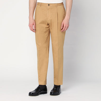 Santaniello Beige cotton trousers