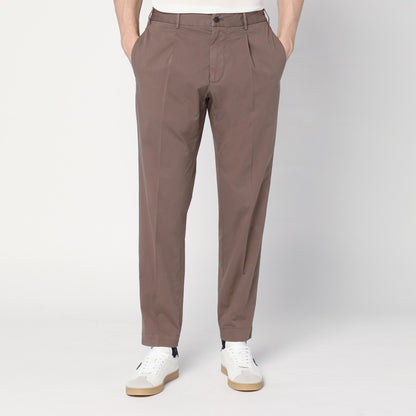 Santaniello Dove grey cotton trousers