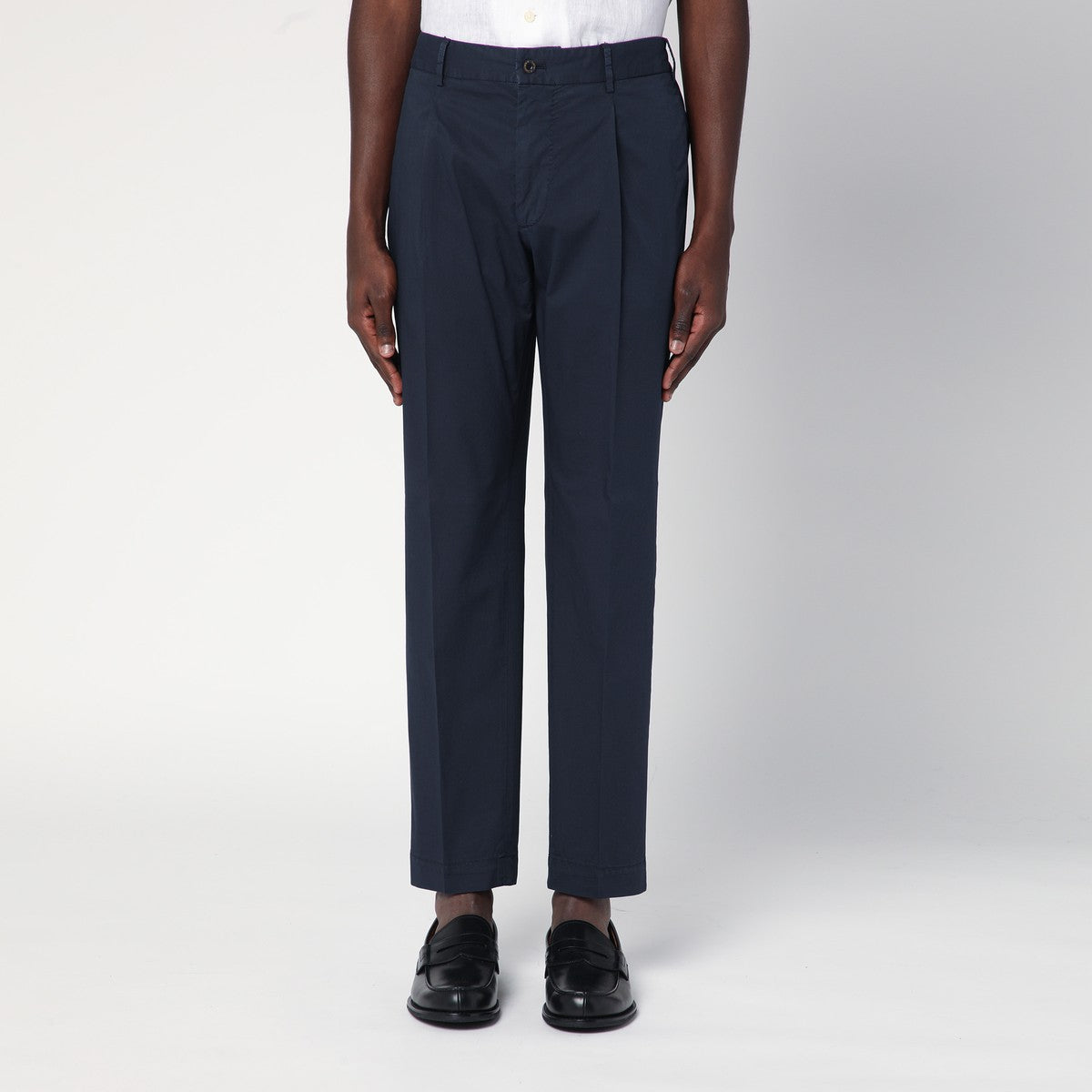 Santaniello Blue cotton trousers