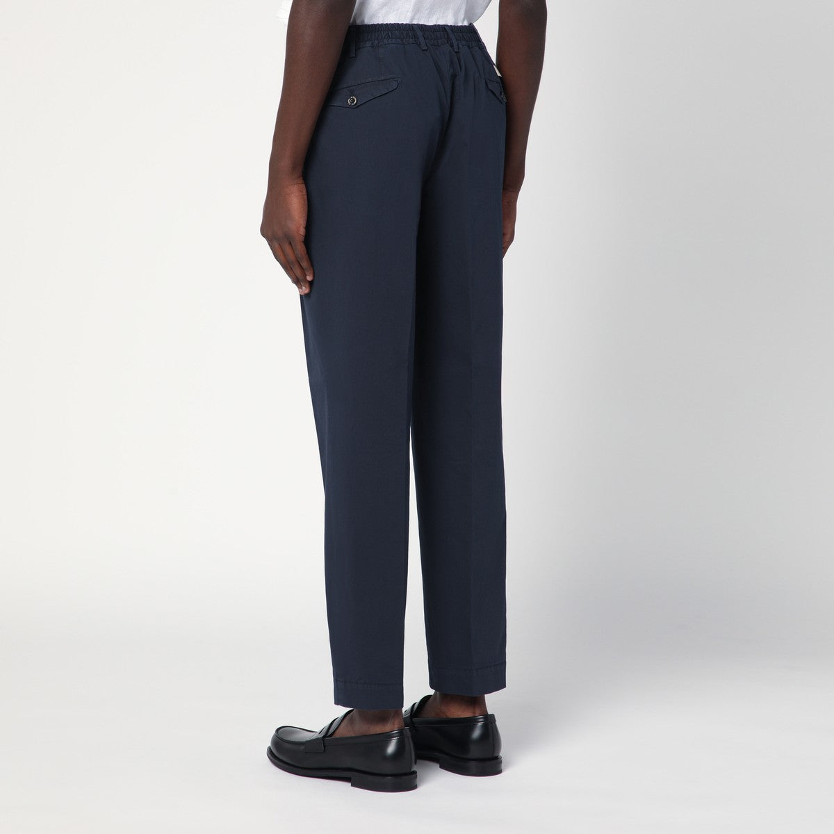 Santaniello Blue cotton trousers