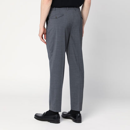 Santaniello Anthracite grey wool blend trousers