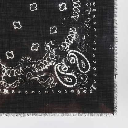 Destin Navy blue wool Jil scarf