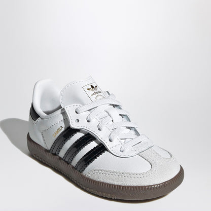 adidas Originals Samba white/black sneakers with elastic laces