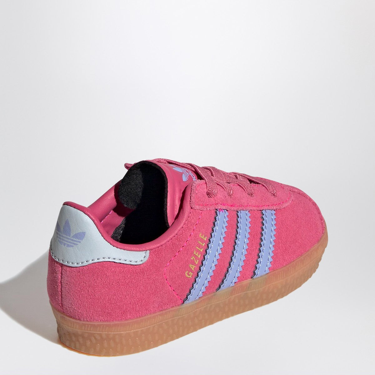 أحذية رياضية adidas Originals Gazelle مرنة باللون الوردي الصارخ/البرتقالي الأزرق/الأزرق الفاتح