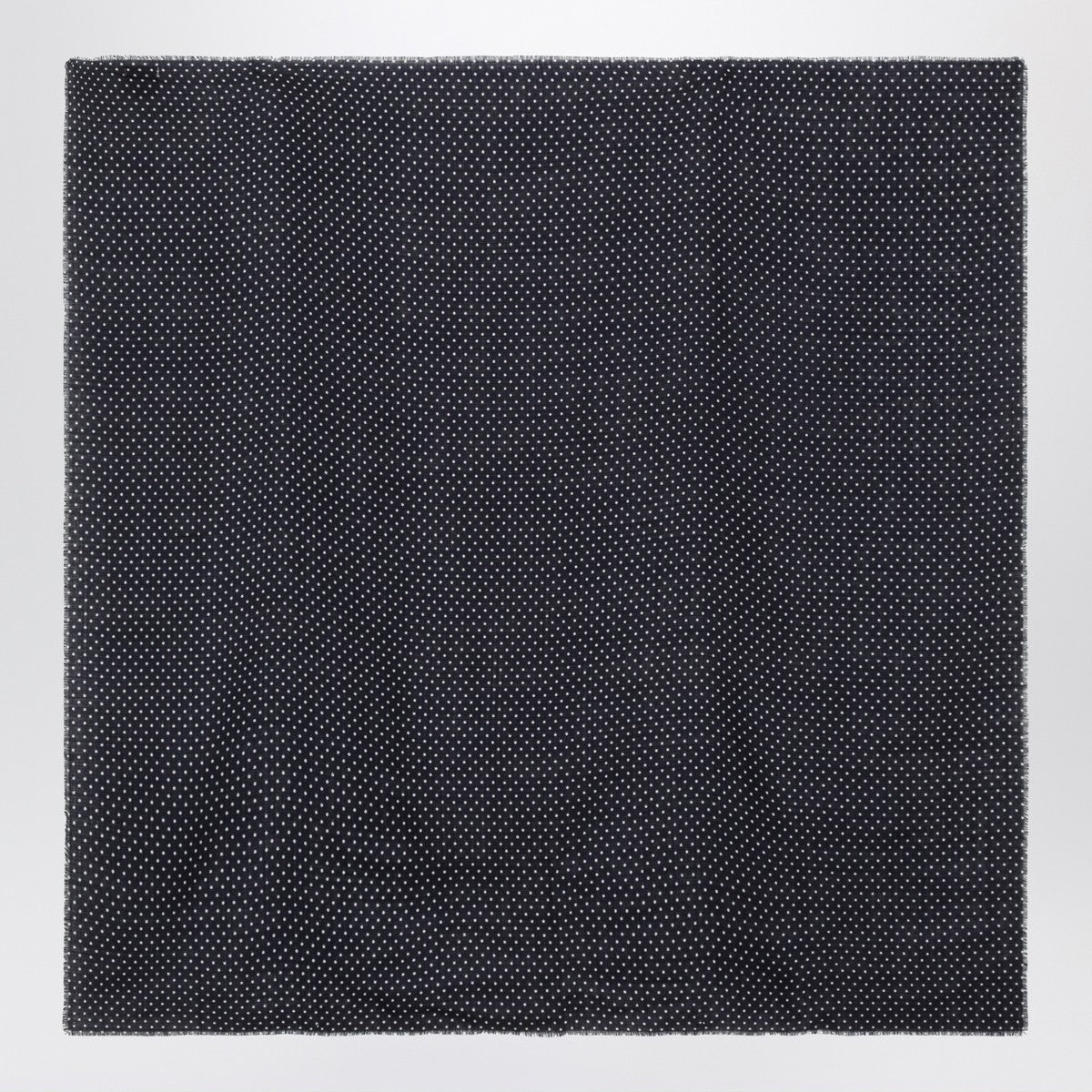 Destin Dark burgundy wool polka-dot bandana