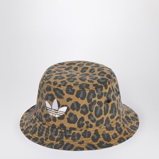 adidas Originals Leopard-print bucket hat brown