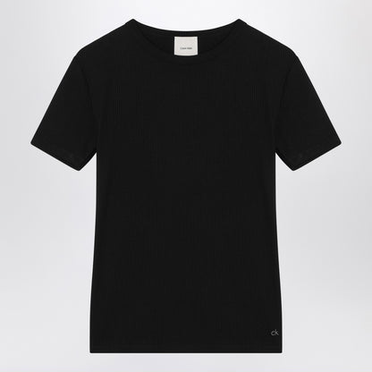 Calvin Klein Black ribbed T-shirt