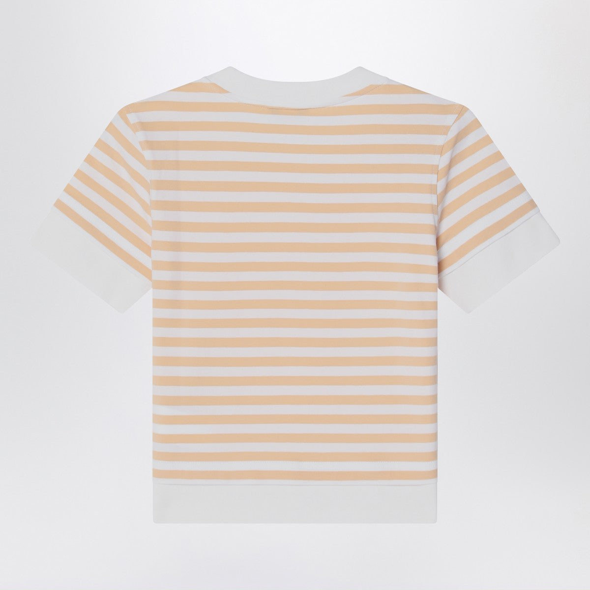 K-Way Emel T-shirt white/beige striped