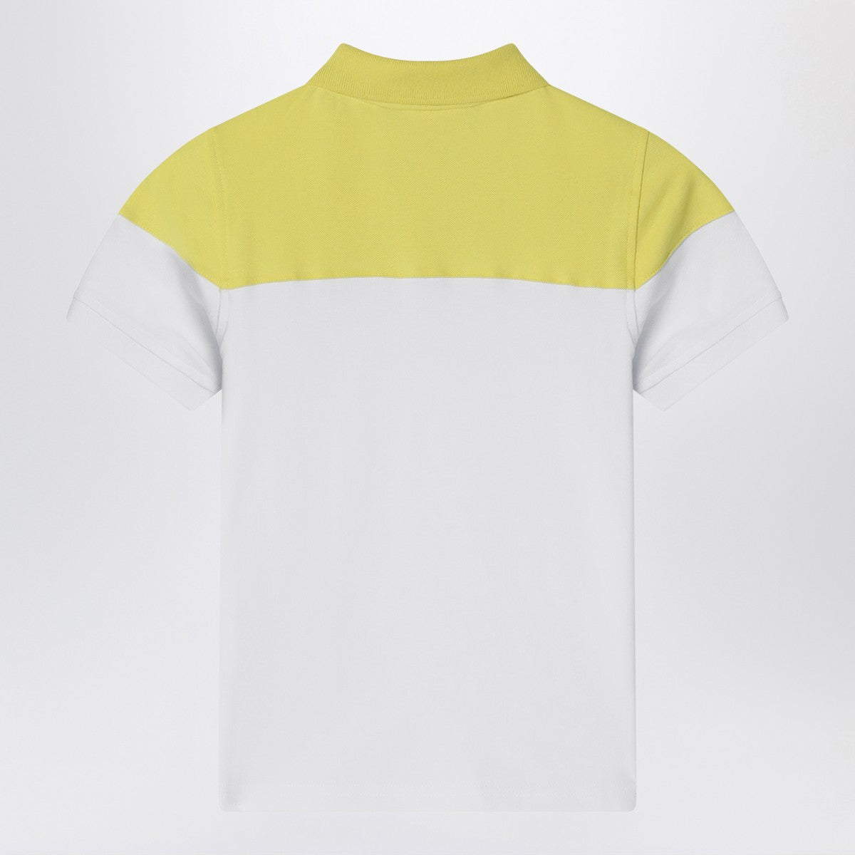 تيشيرت بولو من القطن باللون الأبيض/الأخضر من كيه واي، مزودم من أكاسيا.