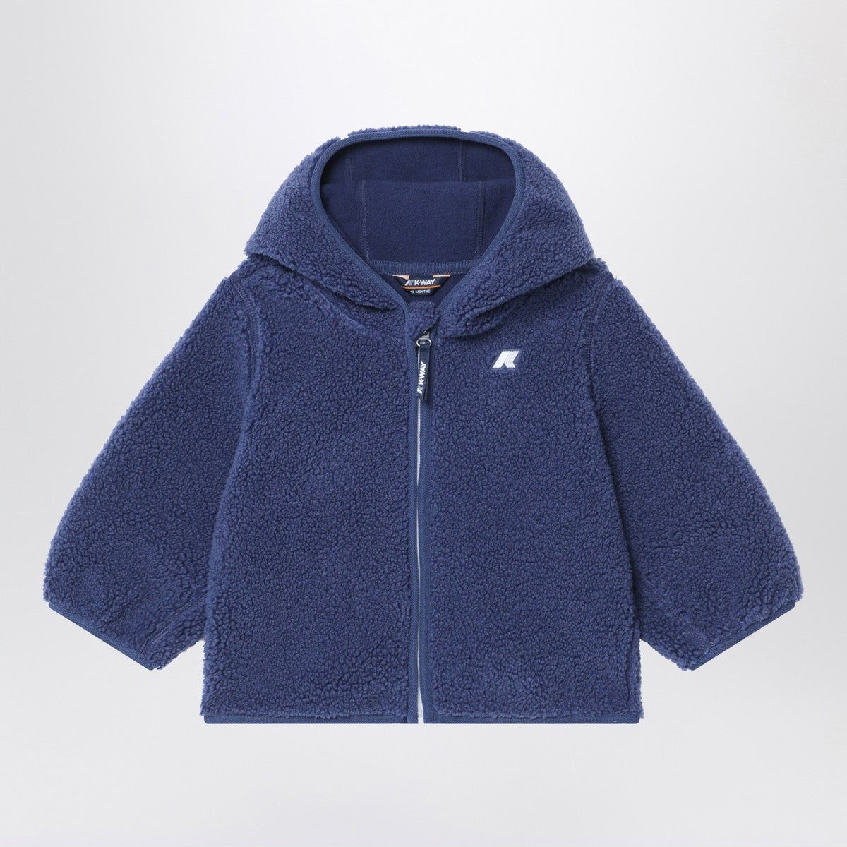 K-Way Cobalt blue fleece hoodie