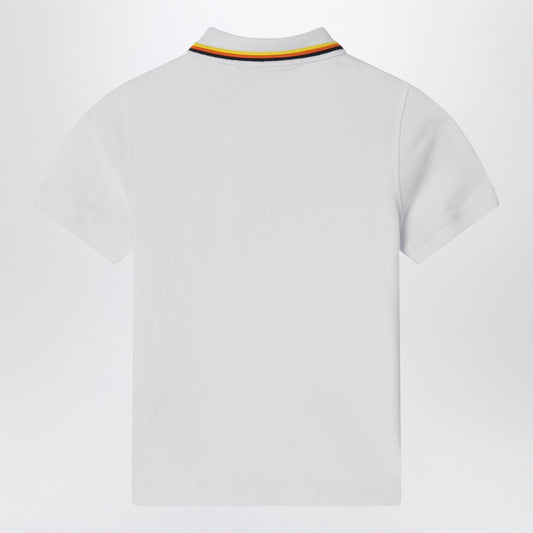 K-Way Jude white polo in cotton piqué