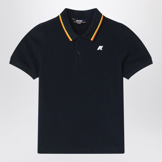 K-Way Jude blue polo in cotton piqué