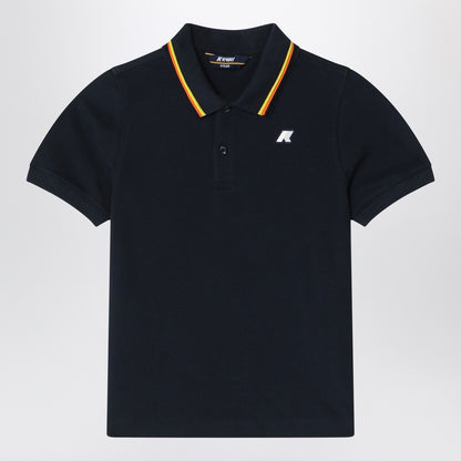 K-Way Jude blue polo in cotton piqué