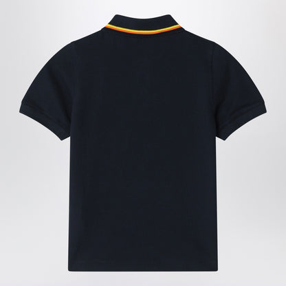 K-Way Jude blue polo in cotton piqué