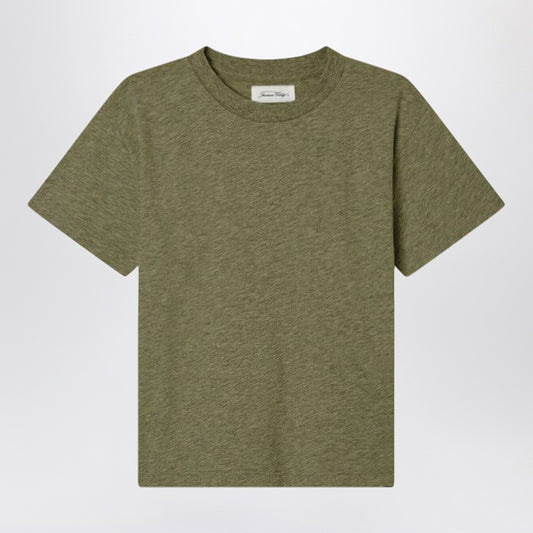American Vintage Khaki cotton Gamipy T-shirt