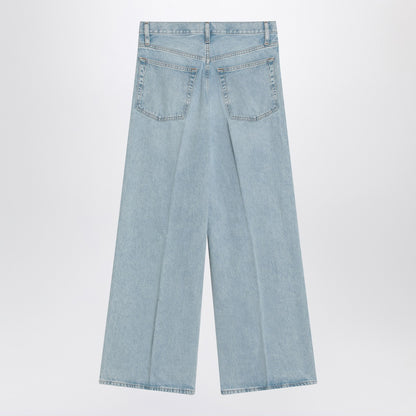 Frame Low Baggy Wide Leg Jeans in Organic Denim